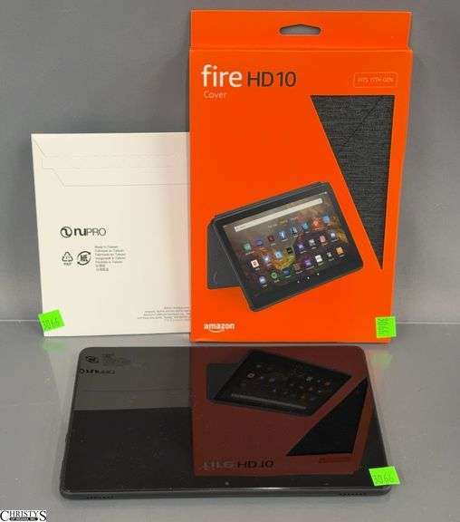 Amazon Fire HD 10 With Case and Screen Protectors image
