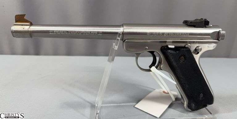 Ruger Mark II Target Pistol cal. 22 LR SN: 219-51044 in Black Uncle Mike's Sidekick Holster image