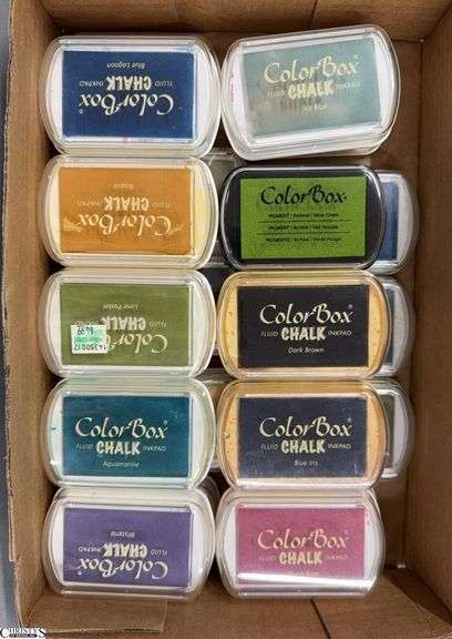 Colorbox Chalk Stamp Pads 20 Total 2x3" image