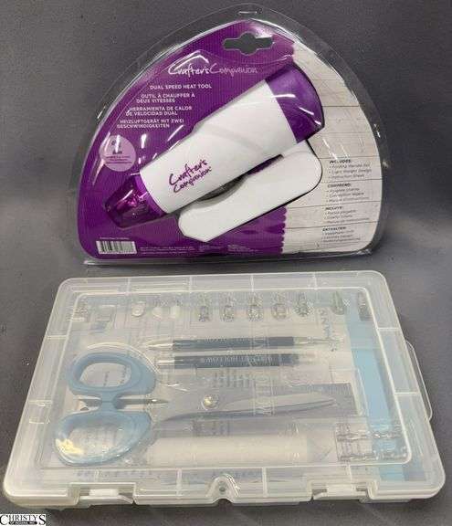 Metal Crafting Tool Kit and Crafters Companion Heat Tool image