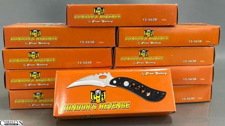 10 Condor's Revenge Frost Cutlery Knives - 9.5" overall image