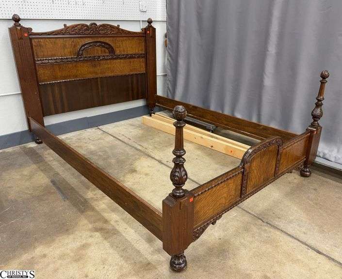 Deco Style Queen Bed Frame - 63" x 49" of headboard image