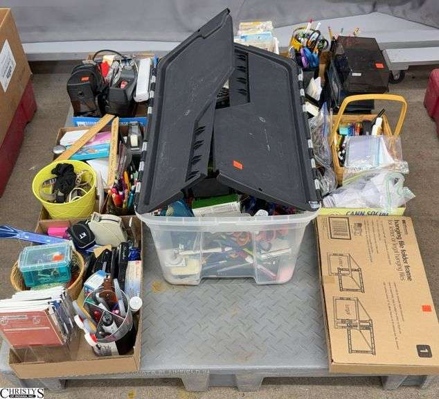 Skid of Office Supplies - SKID NOT INCLUDED image