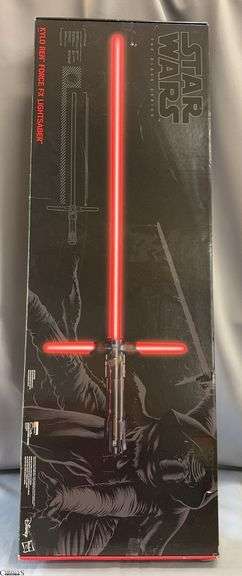 Kylo Ren Force FX Lightsaber By Hasbro Disney Adult Collectible In Box image