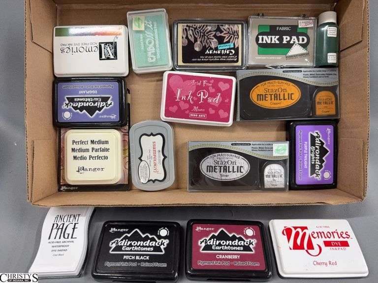 Ink Stamp Pads, Color and Maker Vary image