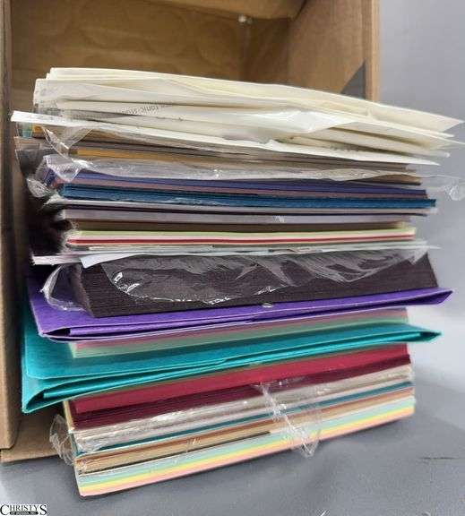 Craft Paper, Mirrored Cardstock, Patterns, Glitters, Assorted Colors image