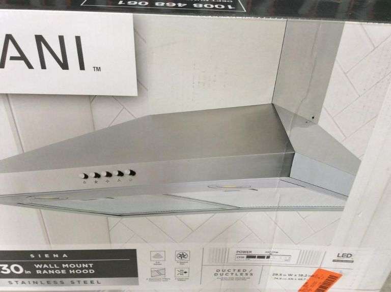 Vissani 30" Wall Mount Range Hood Crowe Real Estate & Auction