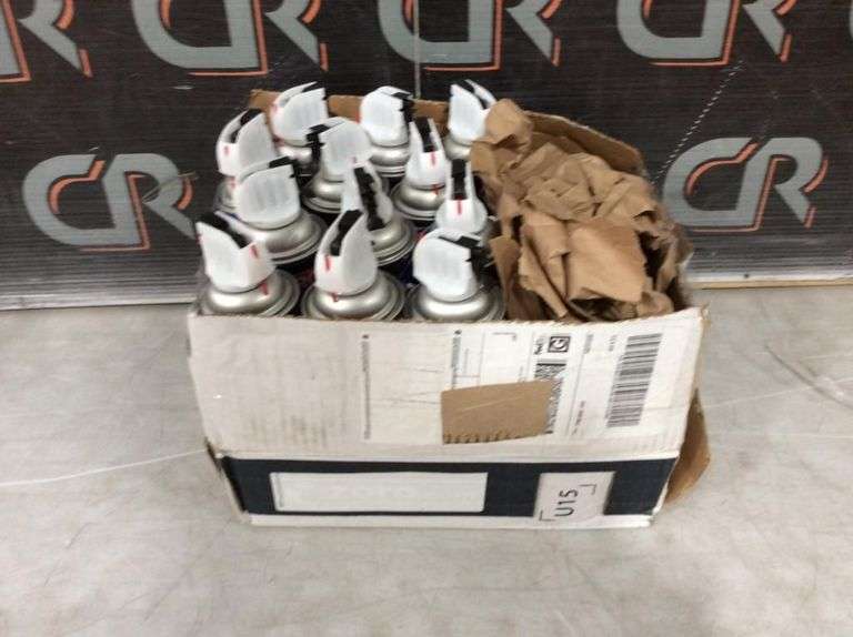 Box of Wasp and Sprays Crowe Real Estate & Auction