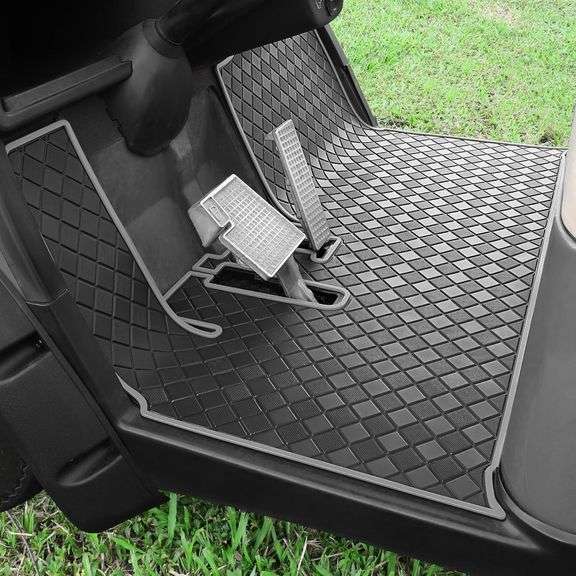 Golf Cart Floor Liner Mat 8mm Thick Rubber Fit image