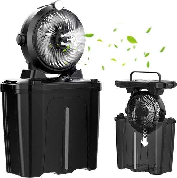 Portable Misting Fan - 11L Bucket, 20000mAh image