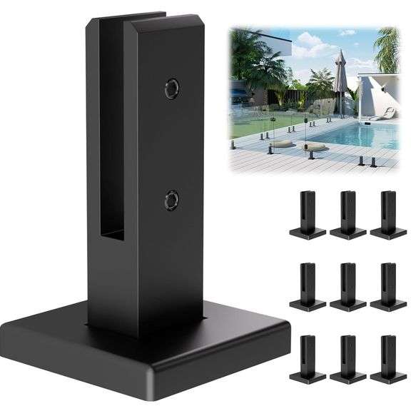 LukLoy 10mm Glass Railing Spigot, 10 Pack image