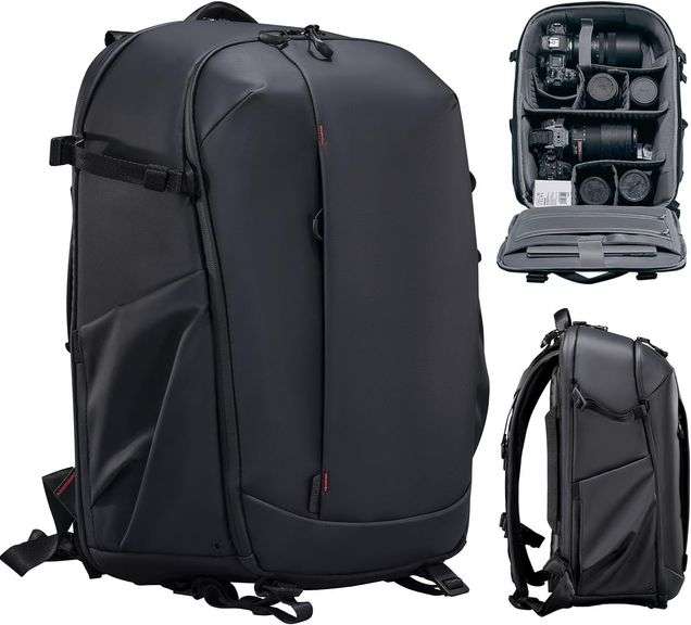 ULANZI Camera Backpack for 16" Laptop, 22L Black image