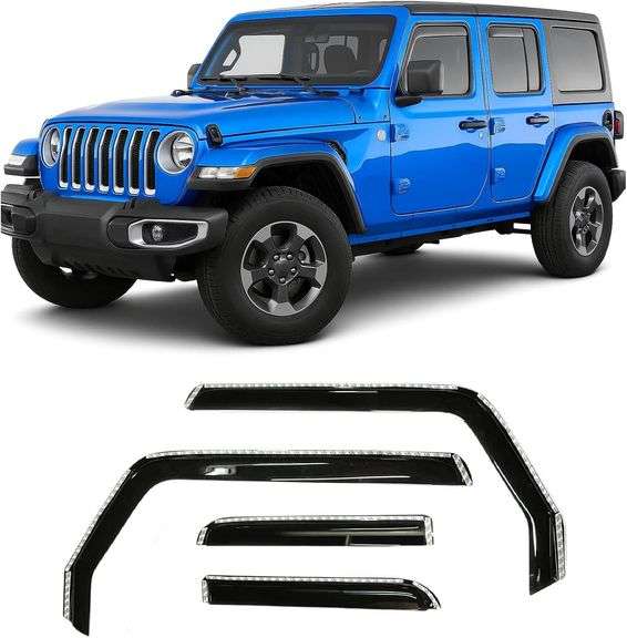 2018-2025 Rain Guards for Jeep JL & JT image