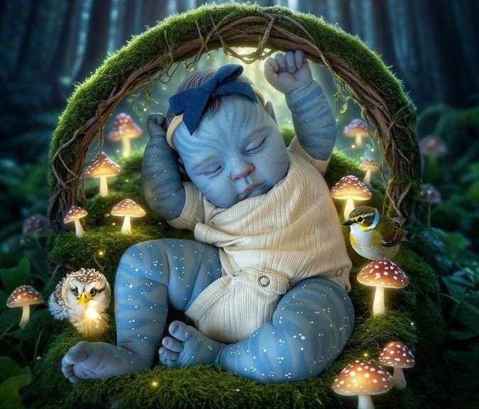 Anano Full Body Silicone Reborn Baby Doll 20" image