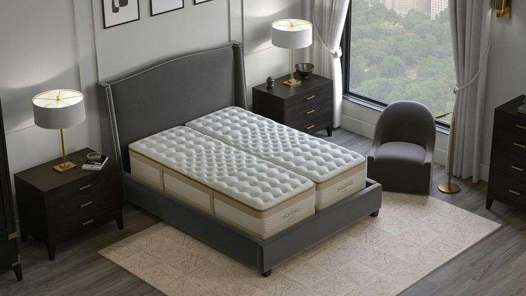 Saatva Rx For Joint Pain Hybrid SPLIT King Mattress Online Retail: $4498