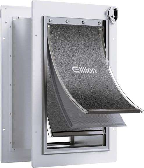 3-Flap Large Pet Door, Metal Frame