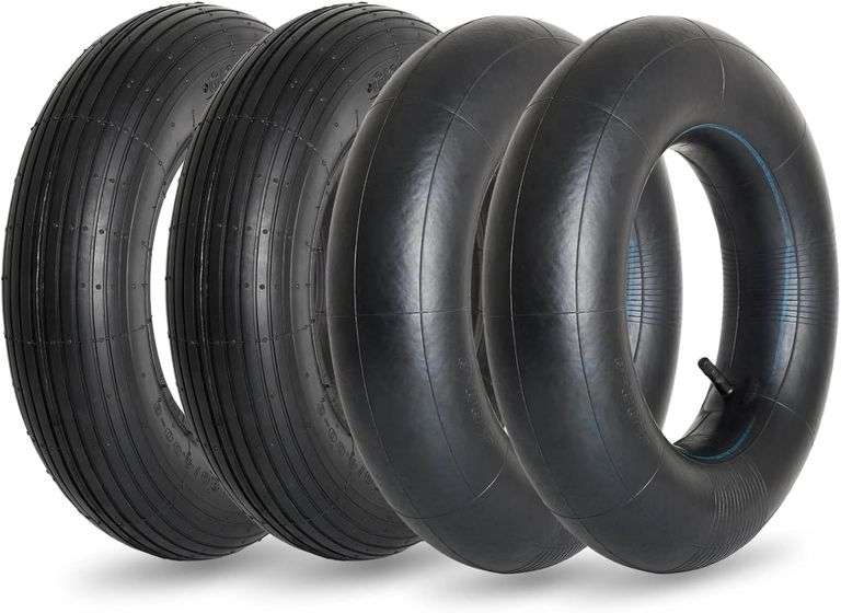GICOOL 4.80/4.00-8" Tire & Tube Set, 2 Pack image