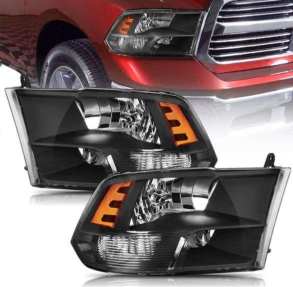 Headlight Assembly Compatible with 2009-2018 Ram image