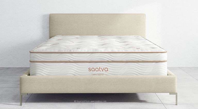 Saatva Natural Latex Hybrid King Mattress Online Retail: $2999