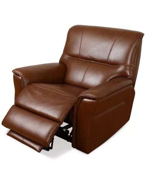 Macys Warlington Leather Power Recliner Online Retail: $1449
