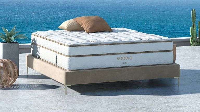 Saatva Classic 14.5in Luxury Firm Hybrid King Mattress Online Retail: $2599