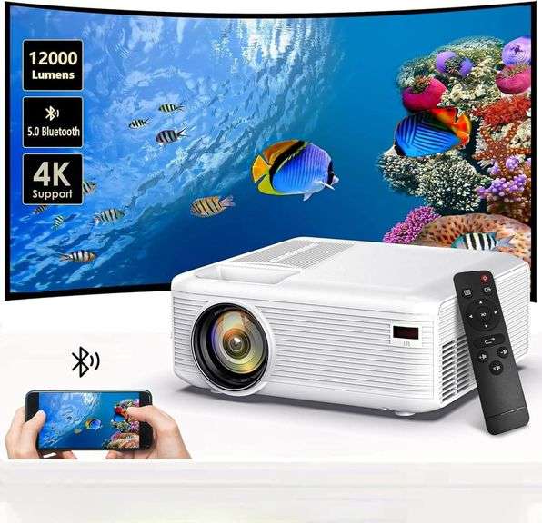 Mini Projector | 4K Support 200" Screen | Portable image