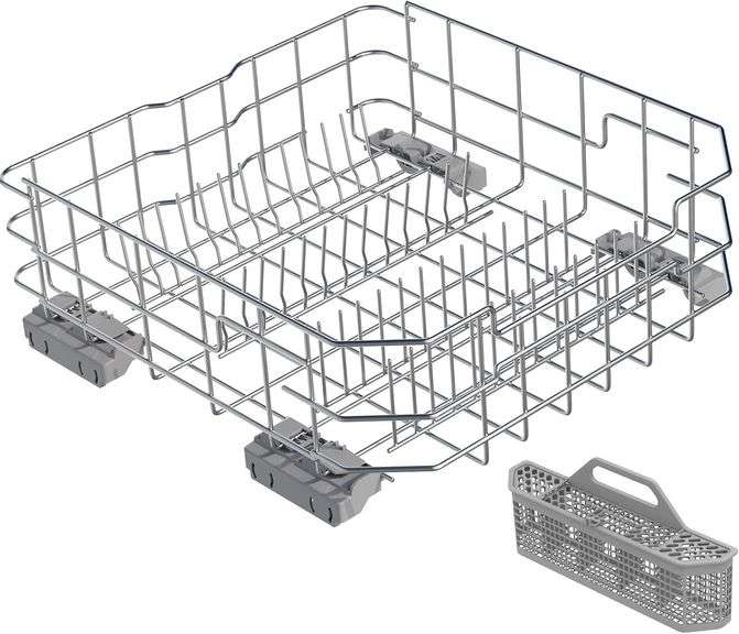 GE Dishwasher Lower Rack with WD28X27241 Wheel image