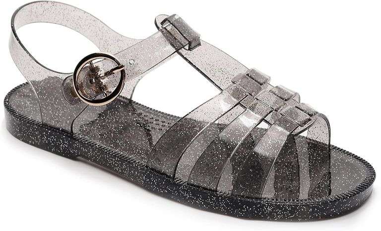 Toddler Jelly Sandals Clear Kids Size 8 image