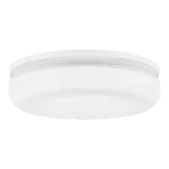 15 in. White LED Ceiling Flush Mount Night Light image