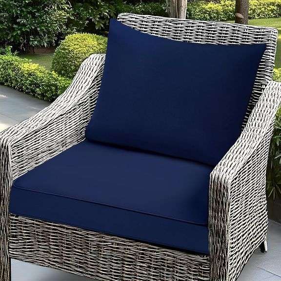 Fabuday Chair Cushions, 22x22in, Blue image
