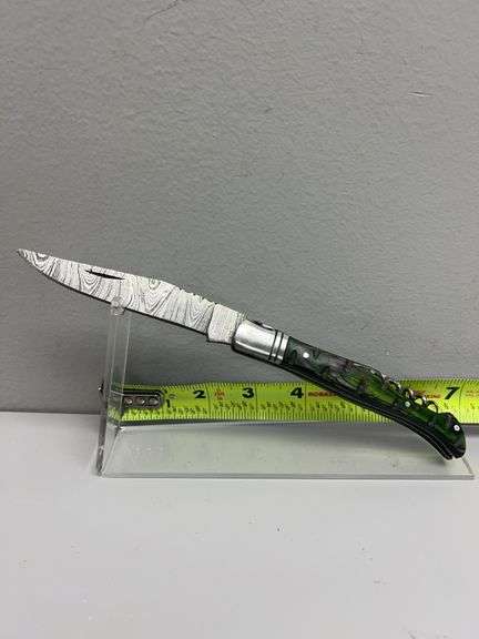 Hand Made Damascus Steel Knife with Custom Handle