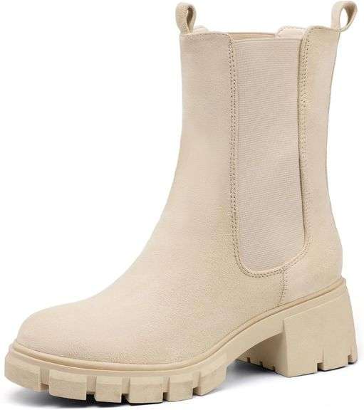 IDIFU IN2 Chelsea Boots, Chunky Heel, Slip-On 6.5 image