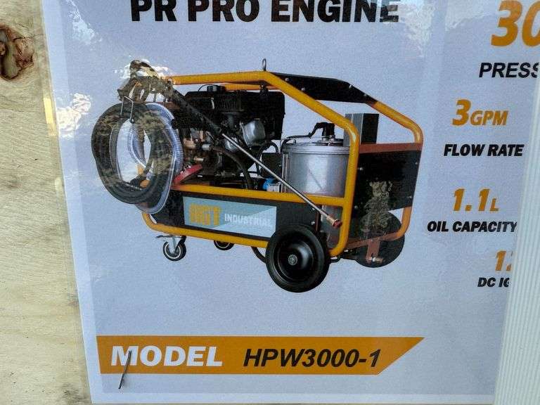 2025 AGT HPW3000-1 3000PSI Hot Water Pressure Washer image