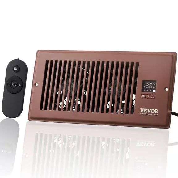 Register Booster Fan for 4x10 in Vents, Brown image