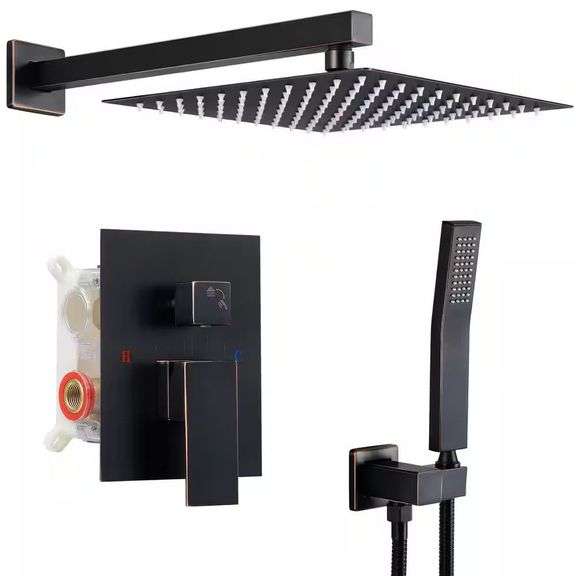Oil-Rubbed Bronze 1-Spray Shower Faucet Set image