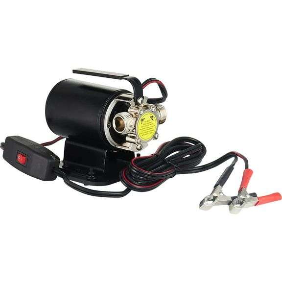 LEO 1/10-HP 12-Volt 4.4-GPM Aluminum Transfer Pump image