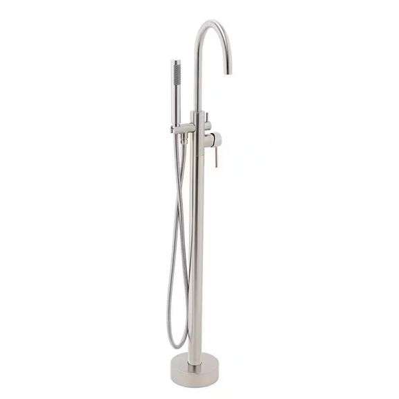 AKDY 1-Handle Freestanding Tub Faucet | Nickel image