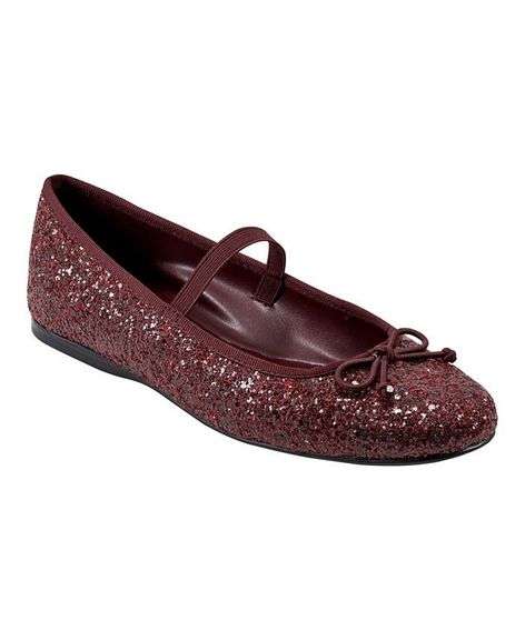 Bandolino Phalon Mary Jane Flats - Red - 8.5M image