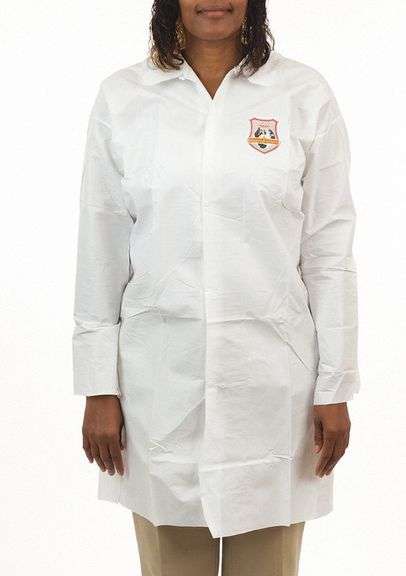 EnviroGuard Lab Coat, Microporous, White, M image