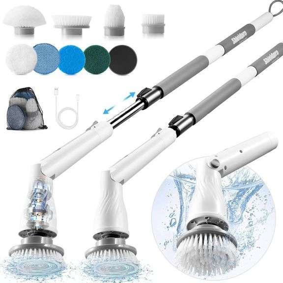 SHIELDPRO Spin Scrubber   8 Replaceable Heads image