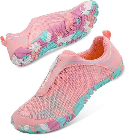 Scurtain Water Shoes Unisex Aqua Zipper Shoes Size 8.5 image