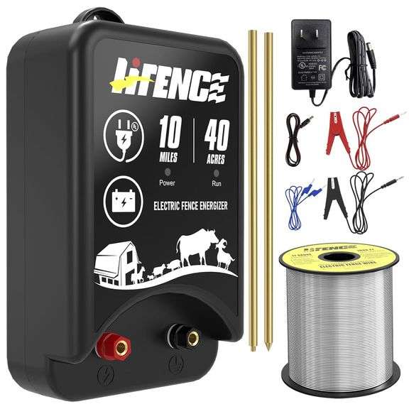 AC/DC 2-in-1 Fence Energizer 12V 12kV 2J image