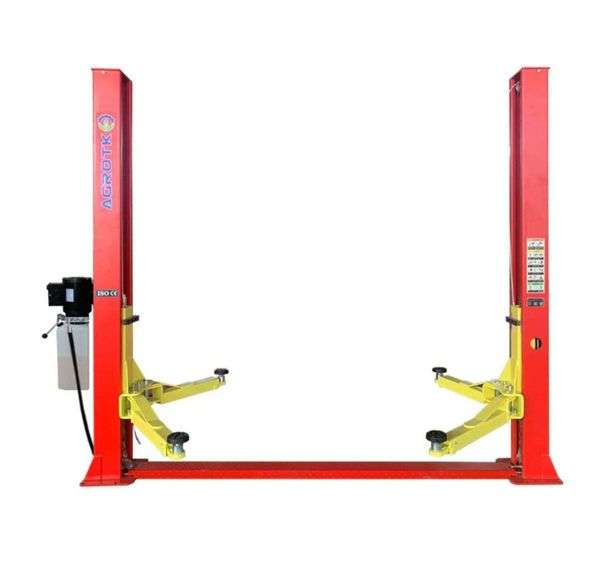 2025 AGT ATK-B1000 Two Post Base Plate Auto Lift - 10,000 lbs Capacity image
