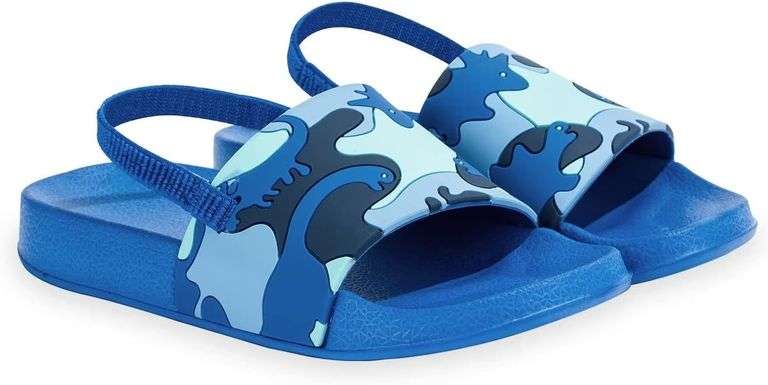 Toddler Water Shoes Sandals with Strap Green 8-9 image