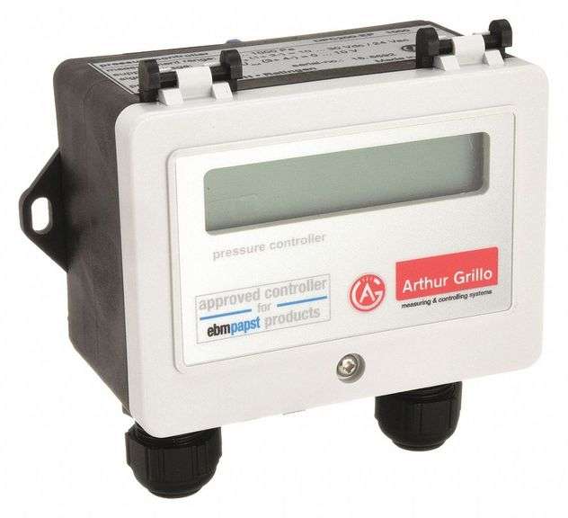EBM Digital Differential Pressure Gauge 0 4000 Pa image