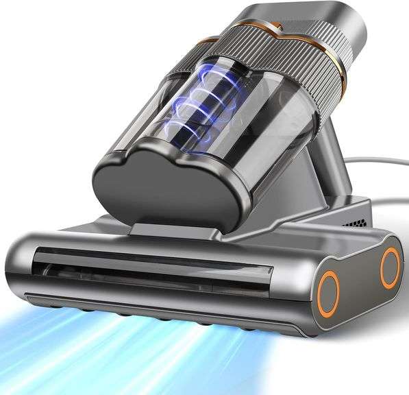 Mattress Vacuum Cleaner, Handheld with UV-C Light. image