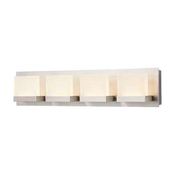 Alberson 4-Light Brushed Nickel Vanity Light image