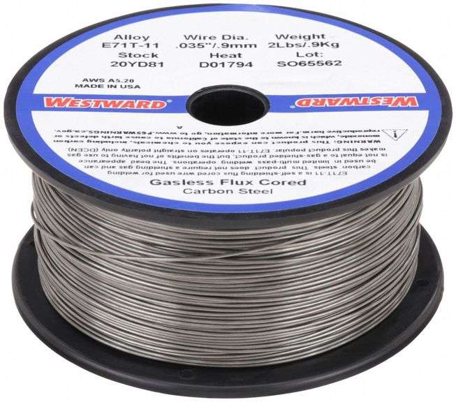 WESTWARD Flux-Cored Welding Wire: E71T-11, 0.035" image