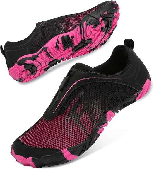 Scurtain Water Shoes Unisex Aqua Zipper Shoes Size 6.5 image