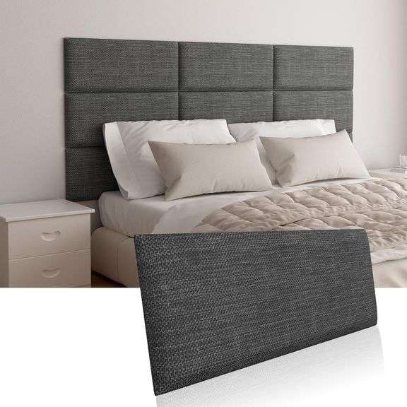 Upholstered Wall Headboard, Acoustic Panel 4-Pack image